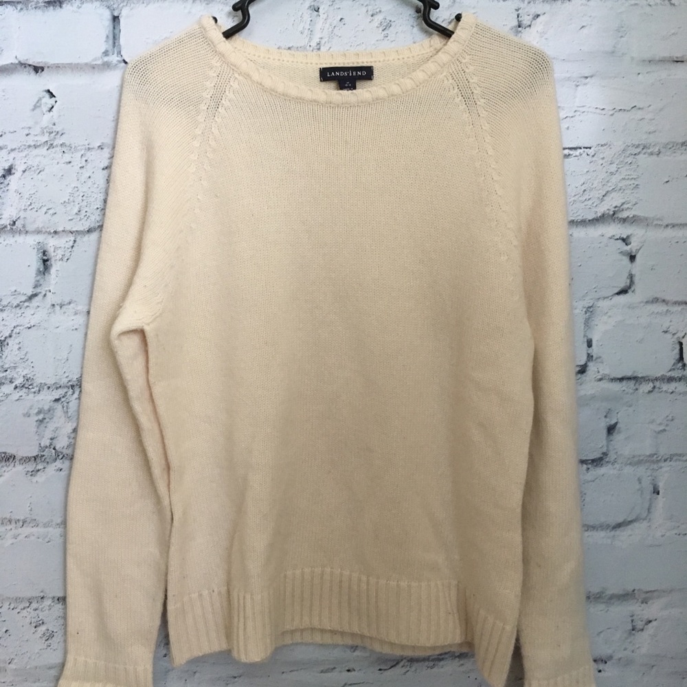 Lands’ End Cashmere Blend Sweater